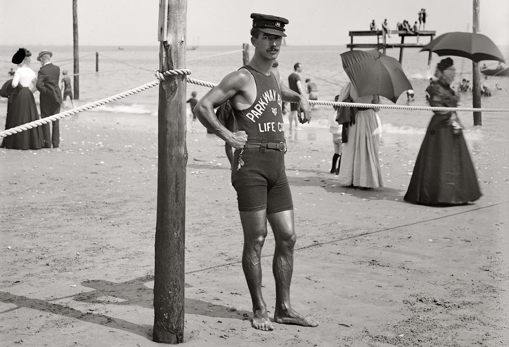 hunky gay lifeguard 1905