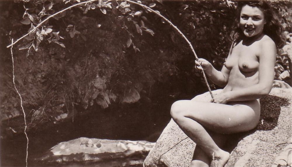 Vintage Fishing Nude - Gone Fishing - Kinky Delight