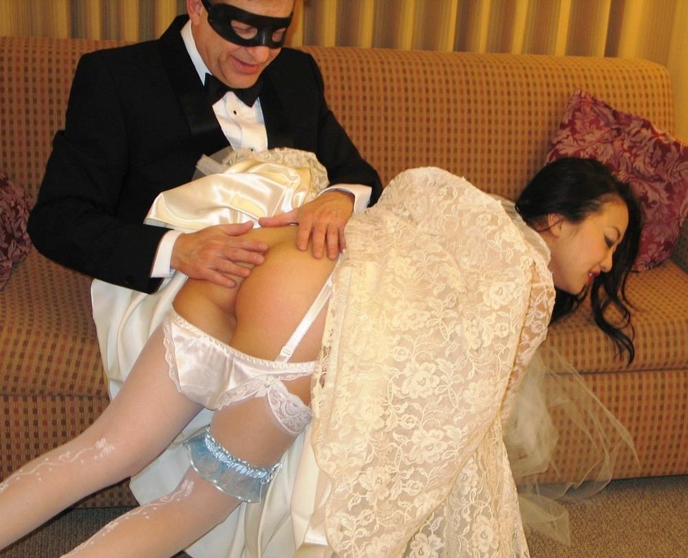 Spanking His New Wife