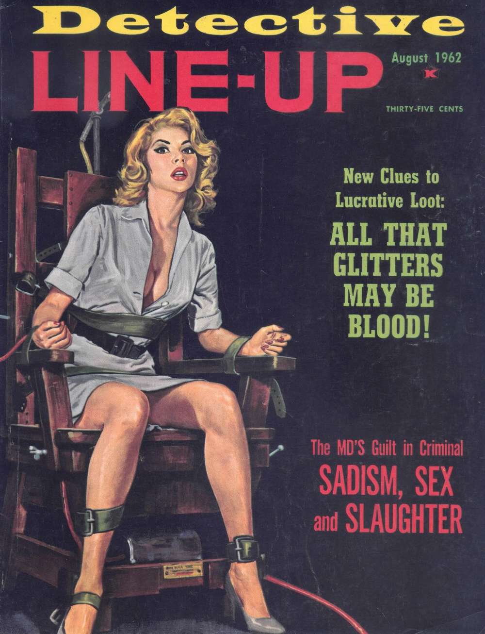 bondage cover detective magazine