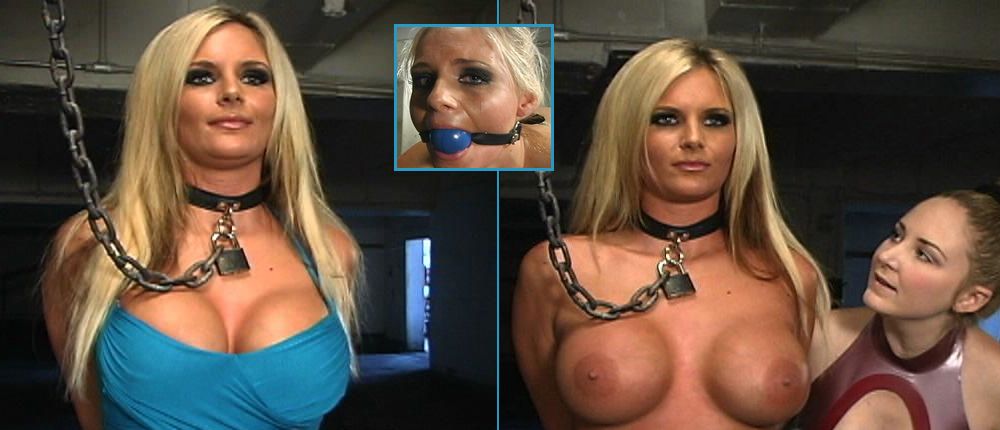 chained blonde amazon