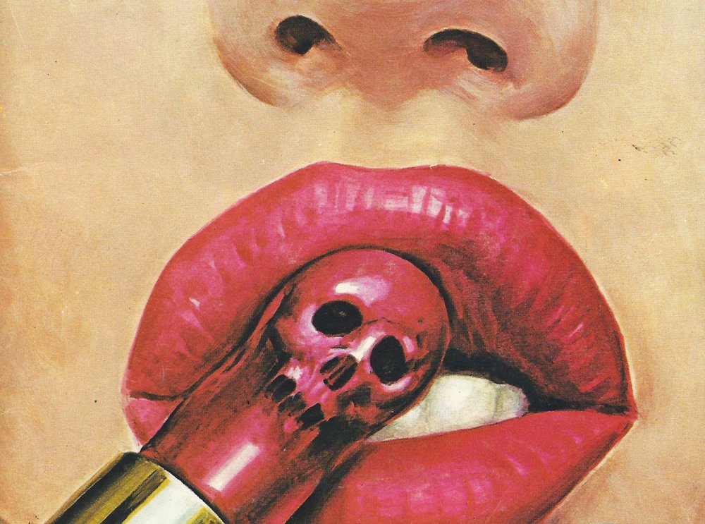 skull lipstick fumetti