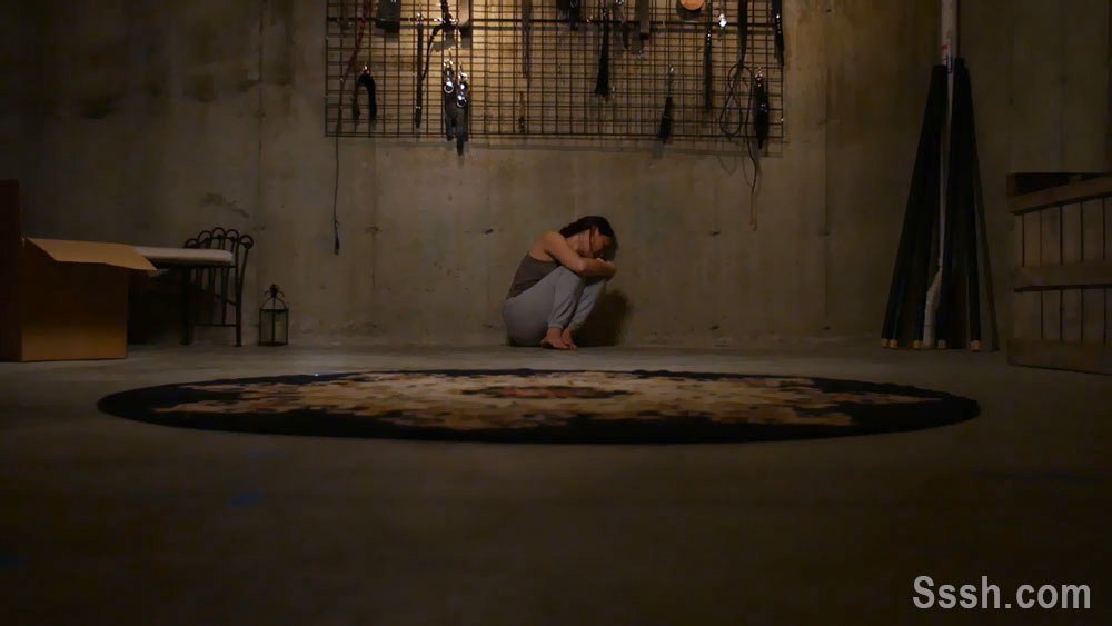 alone in the dungeon she shared with her husband, a still from the movie Gone by Angie Rowntree at sssh.com