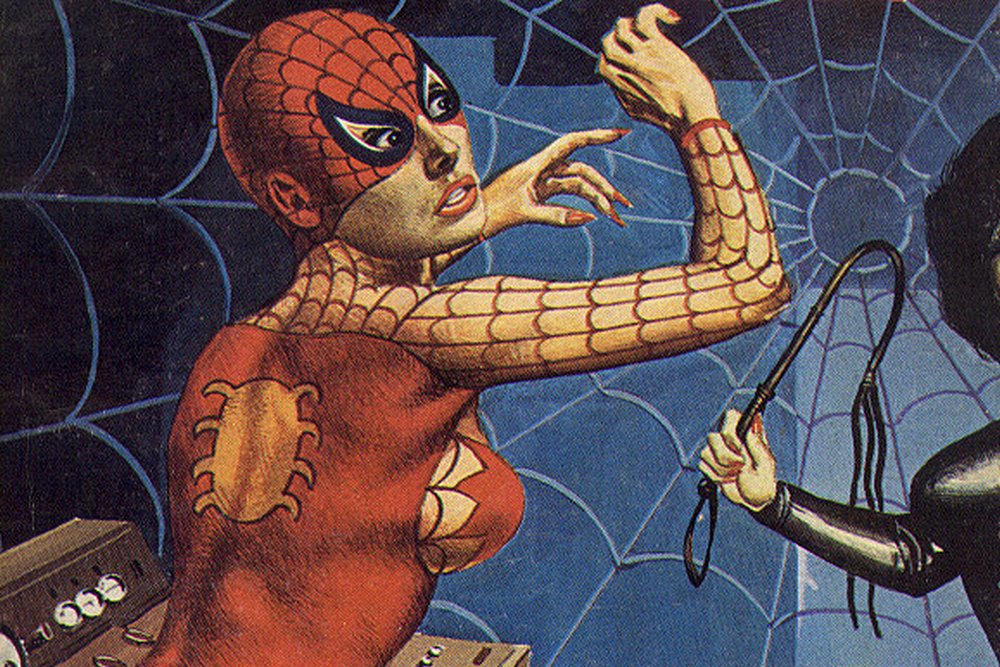 breast whipping for spiderwoman