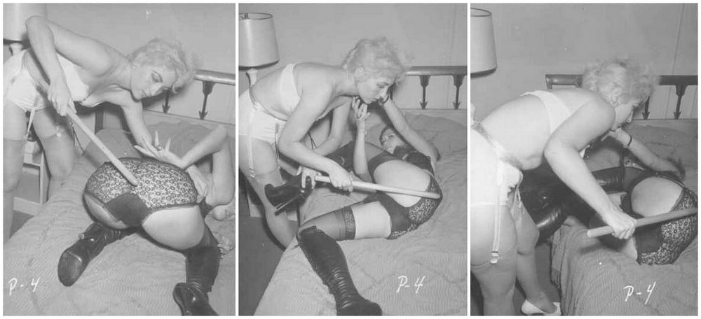 vintage lesbian spanking scene